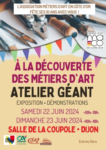 A la découverte des Métiers d’art /L’association Métiers d’art en Côte d’or fête ses 10 ans avec vous! - 0