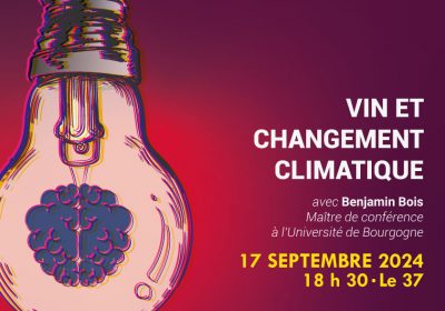 [Remue-Méninges] Afterwork scientifique : Vin et changement climatique